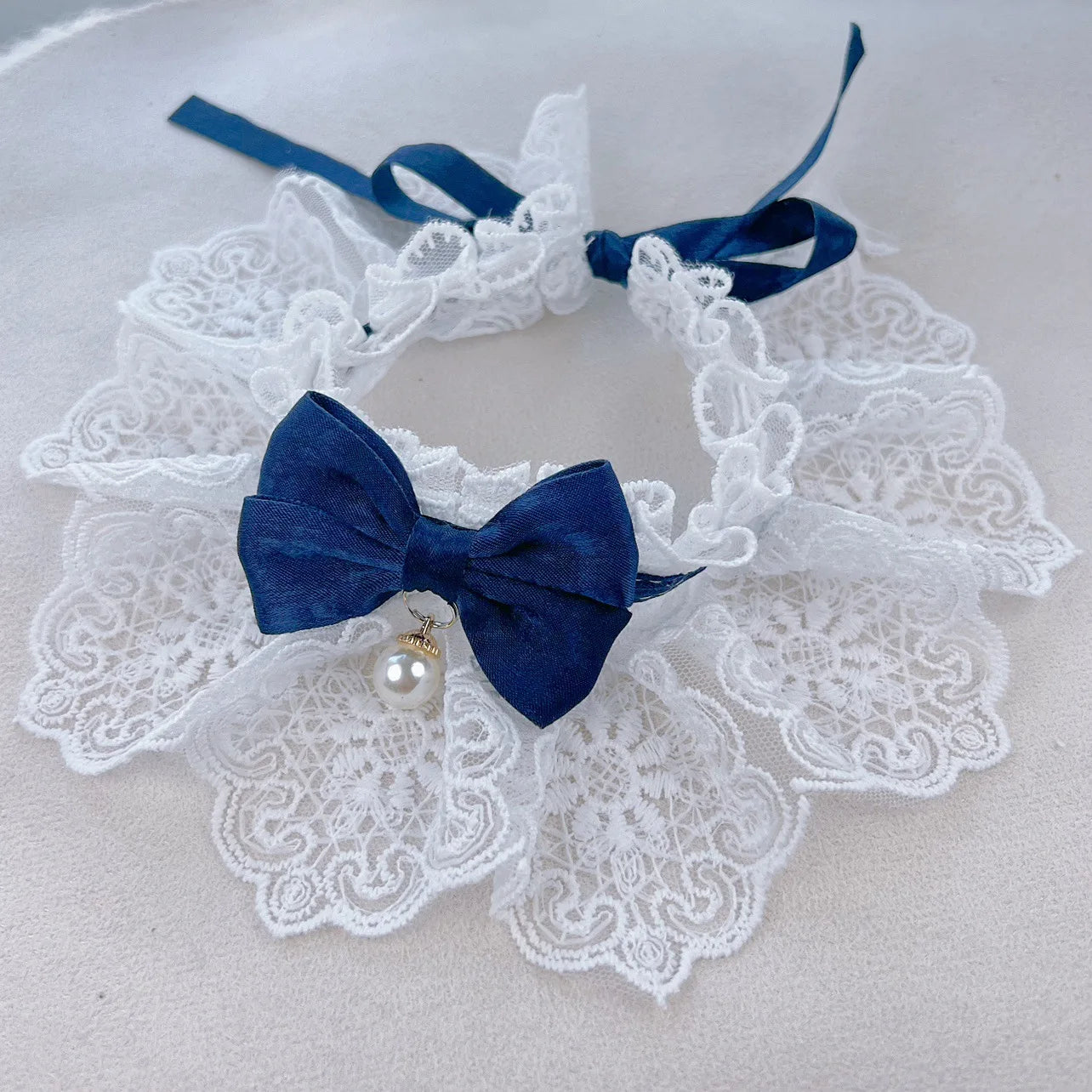 Dog saliva towel, pet scarf, cat bib for small, medium and large dogs, pet accessory, necklace, collar bell, dog bow tie