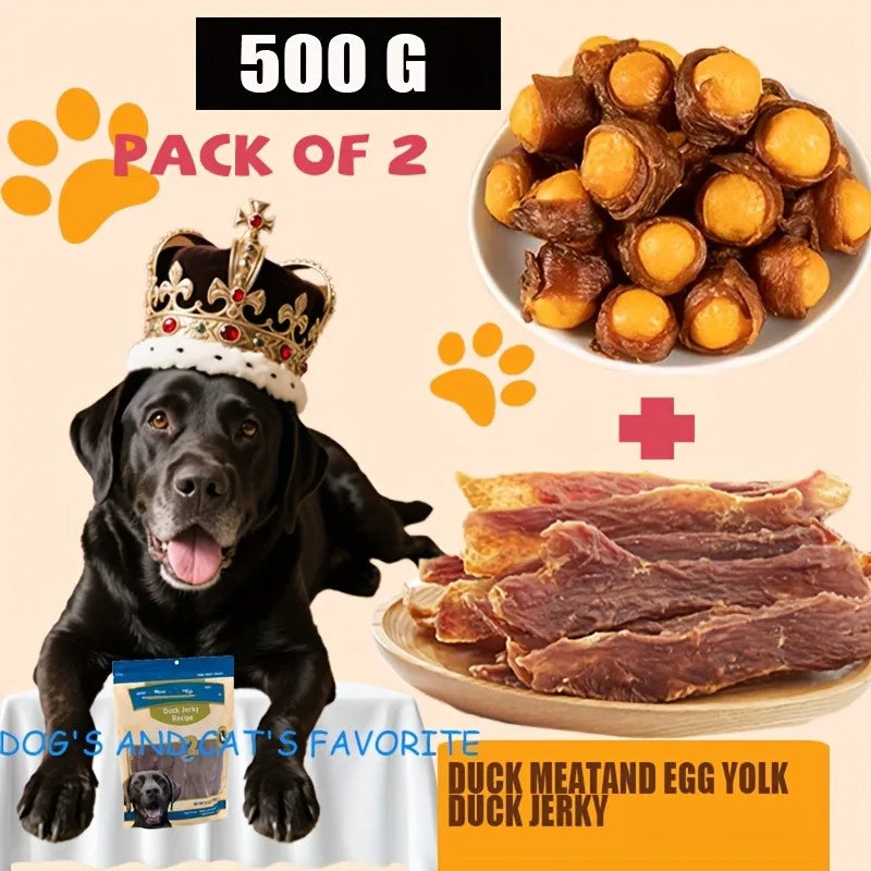 Duck Jerky & Chicken-wrapped Sweet Potato Sticks & Duck Jerky Dog Treats For Small, Medium, & Large Dog, Chewy Easily Digestible, Dog Chews Long Lasting, Training Treats For Dogs, All Black Fridays, Pet Snacks