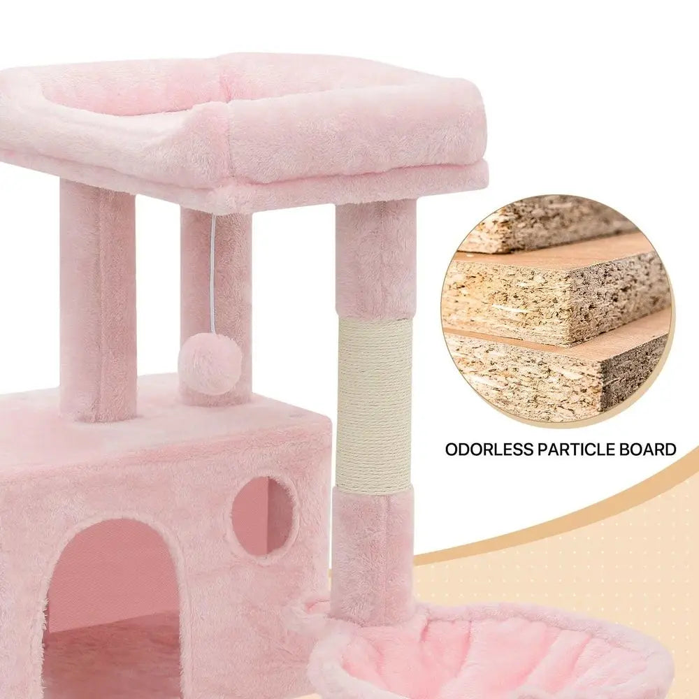 Cat Tree, 36 Inch Cat Tree Tower With Cat Condo, Small Cat Tower With ching Post SisalCovered ching Board, Cat Climbi