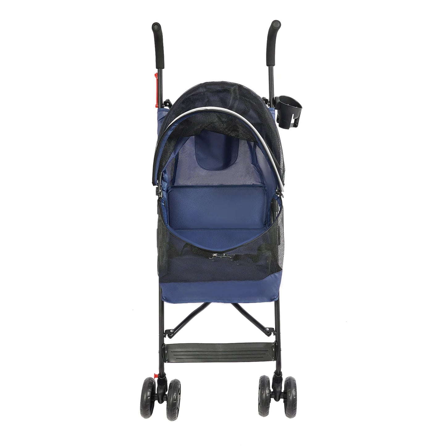 Lightweight Foldable Pet Stroller for Small Medium Dogs Cats Portable Outdoor Travel Pet Cart 10kg Load Bearing