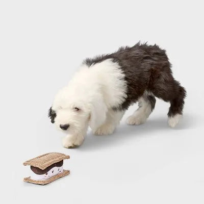 Plush Dog Toy Marsha + Graham 2.76X2.56" for Chew and Fetch Play