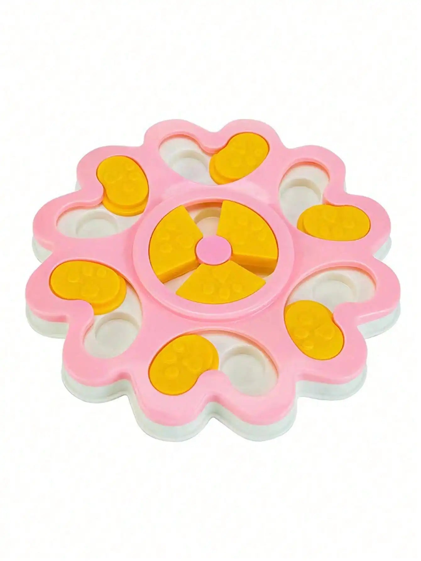 1PC Dog Puzzle Toys Slow Feeder, Interactive IQ-Enhancing Food Dispenser, Non-Slip Slow Eating Bowl, Cat And Dog Food Game, Durable And Easy To Clean, Anti-Choking Function, Slow Feed Treat Dispenser,