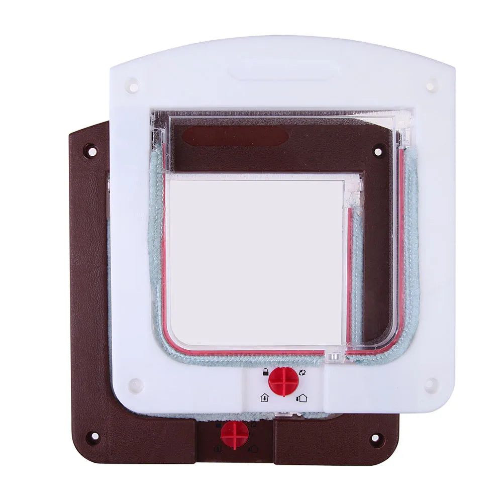 Dog Interior Door Lockable Pet Door Small Pet Gate Door Kit for Dog Cats
