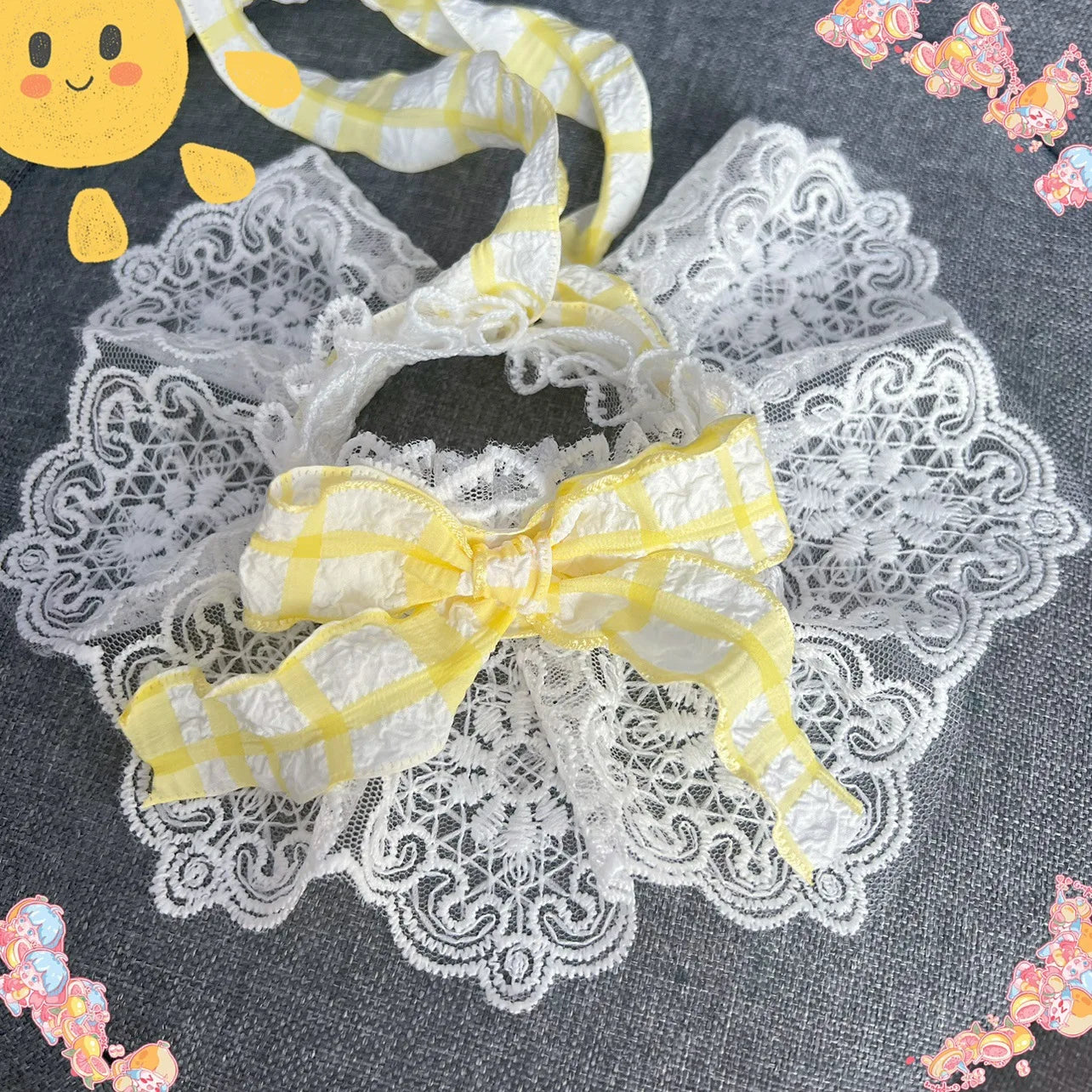 Dog saliva towel, pet scarf, cat bib for small, medium and large dogs, pet accessory, necklace, collar bell, dog bow tie