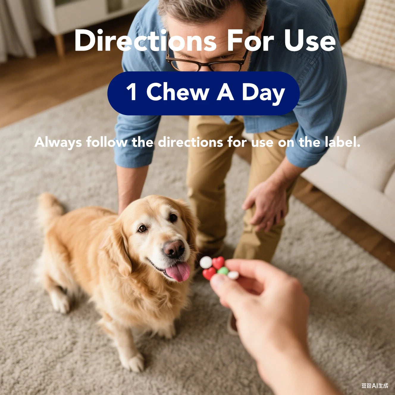 Dogs Chewables, Flea and Tick Prevention for Dogs, Dog Allergy Chews, Dog Itching Skin Relief & Skin Repair, Flea Treatment Dogs