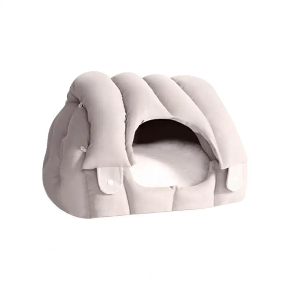 Pet Sofa Bed, Dual-Purpose Adjustable Shape Pet House Tent With Washable Removable Cushion Dual-purpose Pet Bed For Cats Dogs