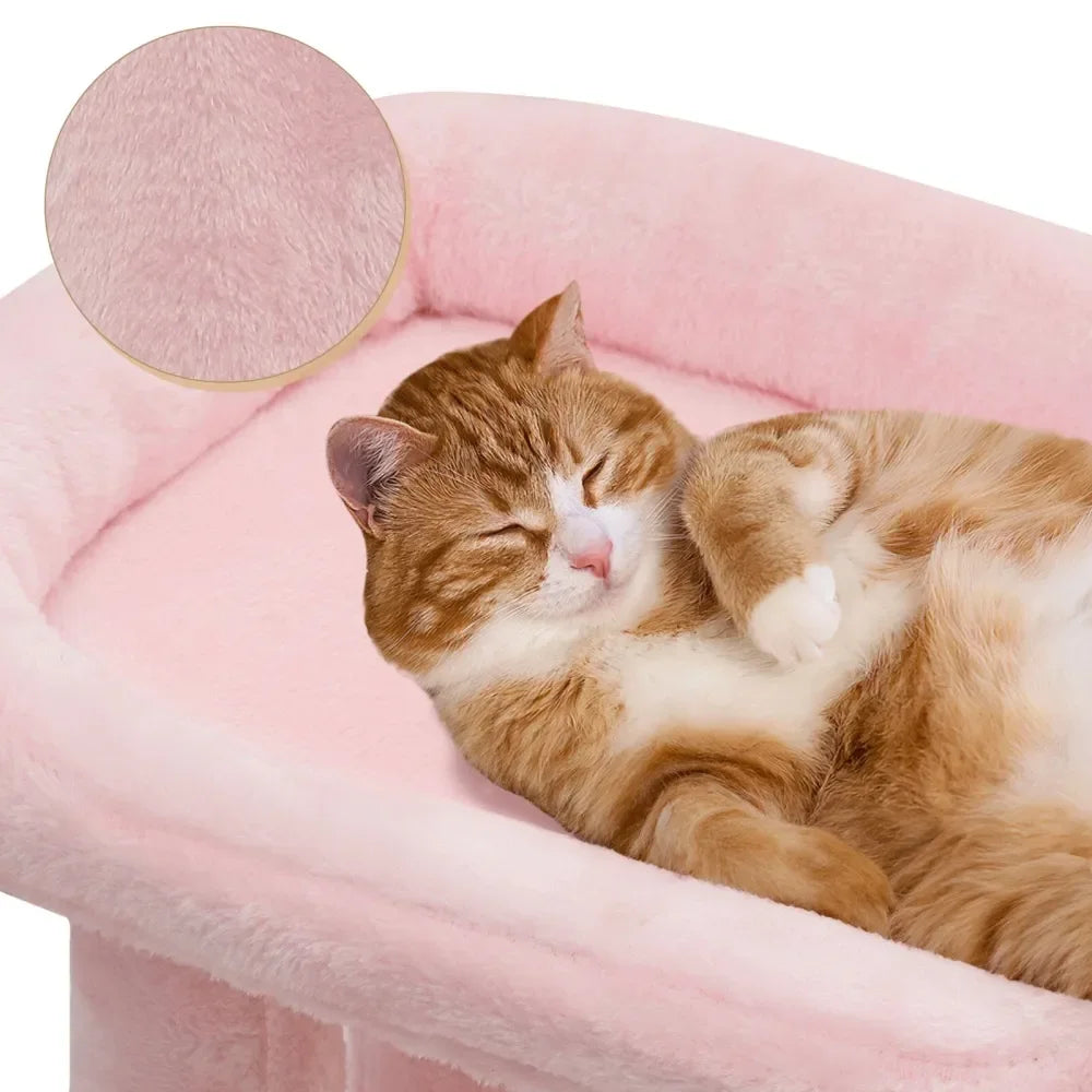 Cat Tree, 36 Inch Cat Tree Tower With Cat Condo, Small Cat Tower With ching Post SisalCovered ching Board, Cat Climbi
