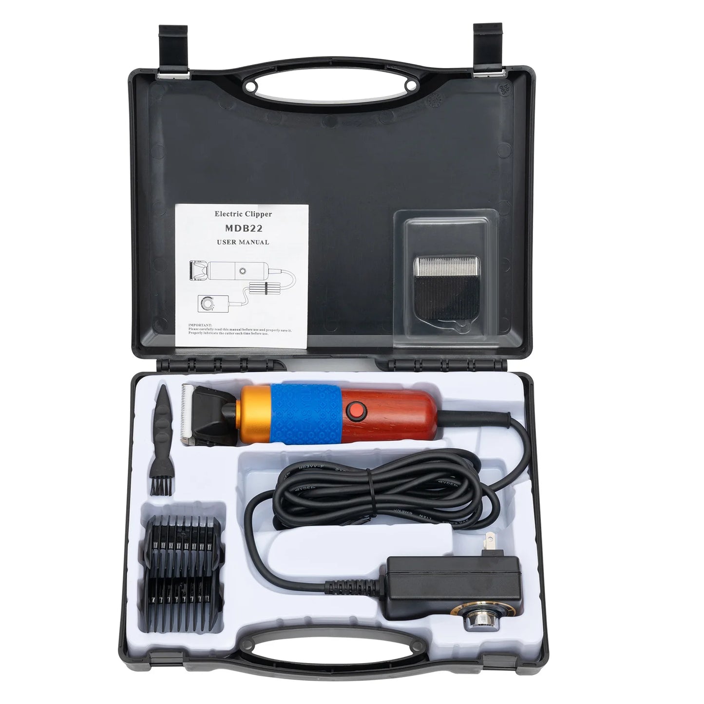 110V/220V 36W Regulation Pet Electric Push Shear Mahogany Handle Professional Shearing Machine Rabbit Hair Shear Wool Shear