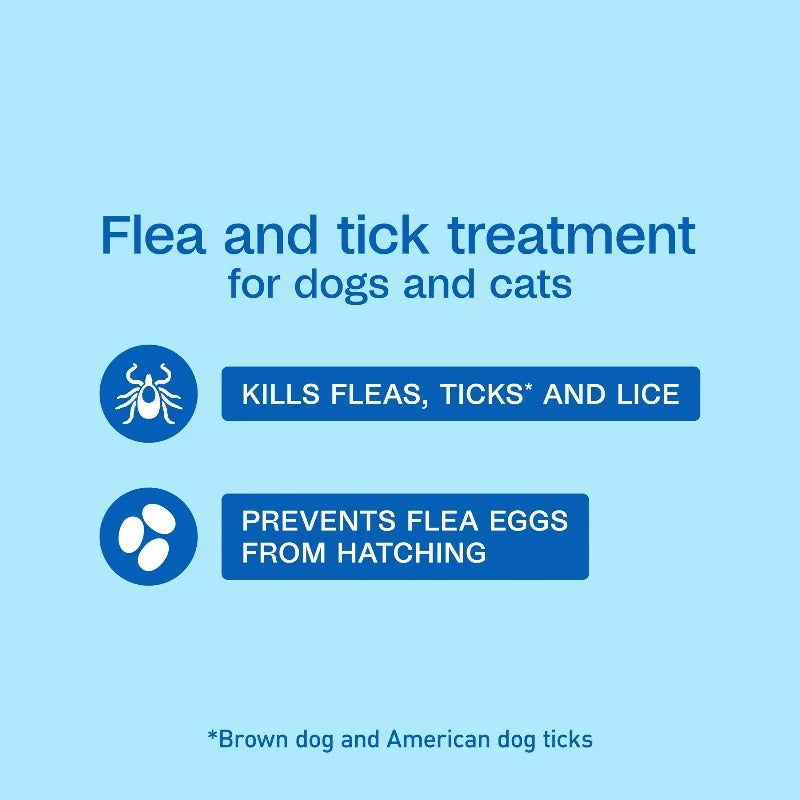 Flea & Tick Cleansing Shampoo for Dogs, Cats, Puppies & Kittens, Flea Shampoo to Treat Flea Infestations, Kills Ticks, Fleas,