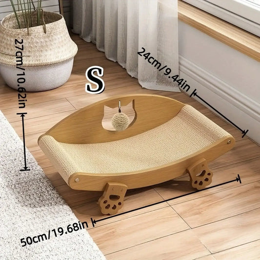 Sisal Scratching Board, Sofa With Sisal Ball Toy, Durable Sofa Suitable Claws, Sisal Scratching Bed Indoor Cats, Scratching Rock