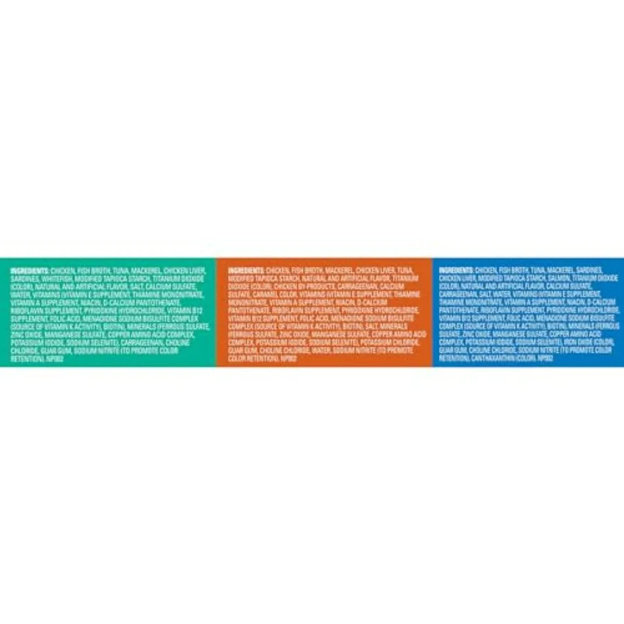 Paté and Shreds Wet Cat Food Variety Pack, Seafood and Poultry Favorites, 2.75 Ounce Cup Pack of 12